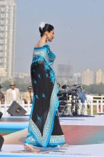 Model walk the ramp for Designer Azeem Khan showcases his latest collection at AGP Million Race in Mumbai on 19th Feb 2012 (67).JPG